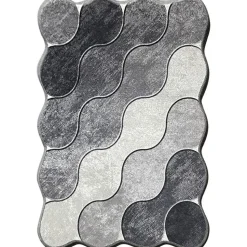 Matto Linento Circle 10 80x120cm sininen/beige