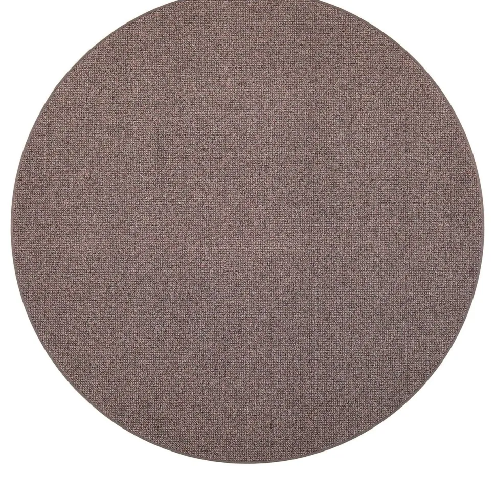 Matto VM Carpet Tweed, mittatilaus, pyöreä, tummanharmaa