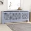 Mdf lämpöpatterin suoja harmaa 205 cm