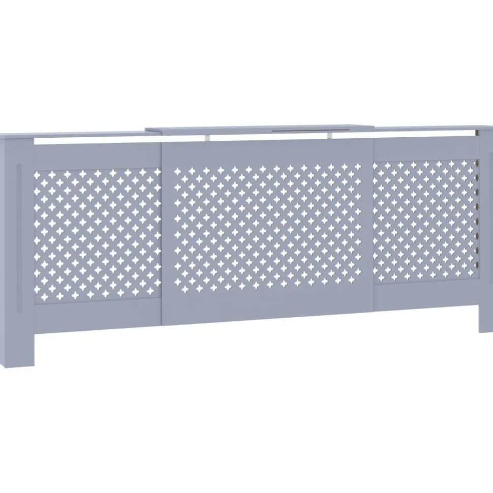Mdf lämpöpatterin suoja harmaa 205 cm
