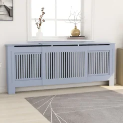 Mdf lämpöpatterin suoja harmaa 205cm