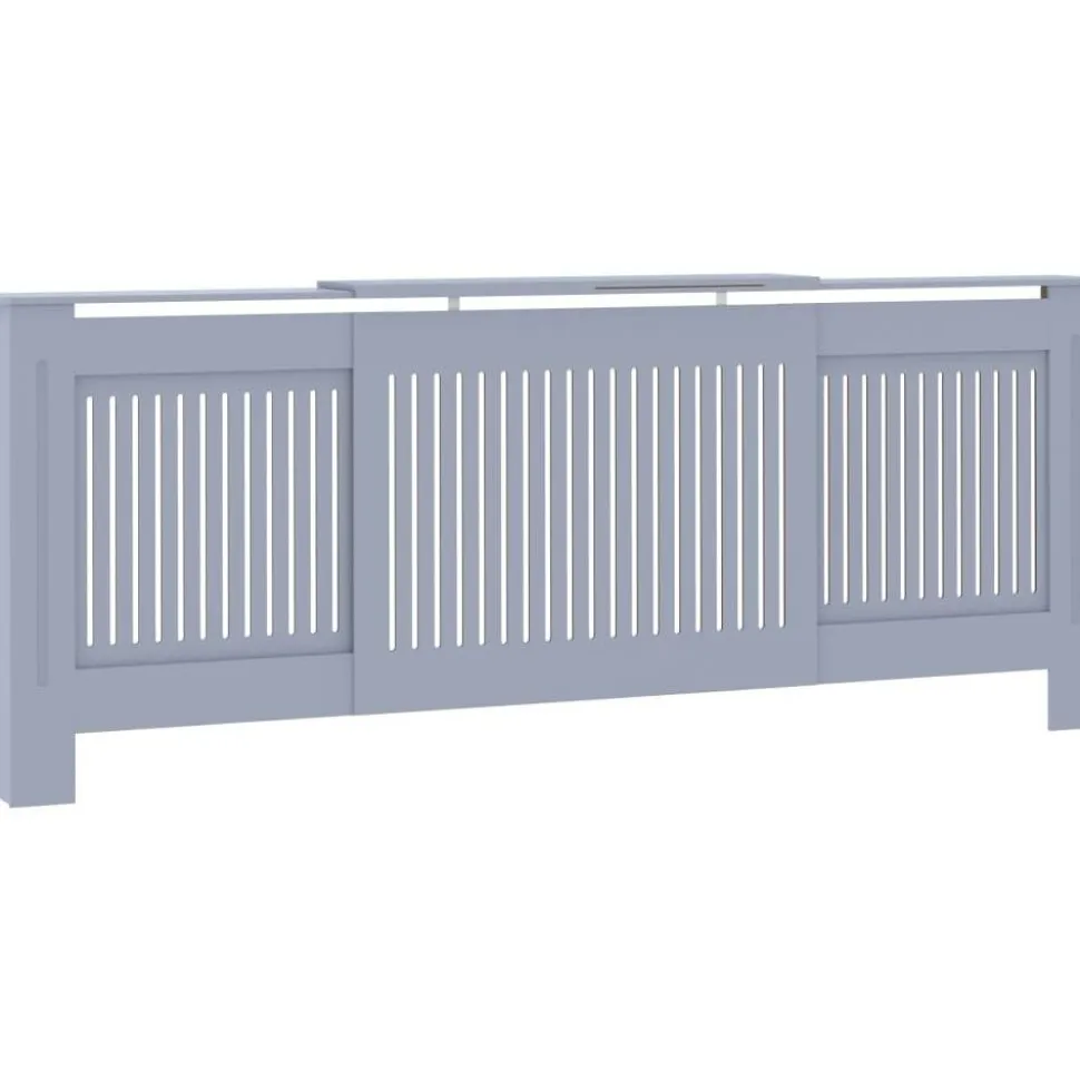 Mdf lämpöpatterin suoja harmaa 205cm