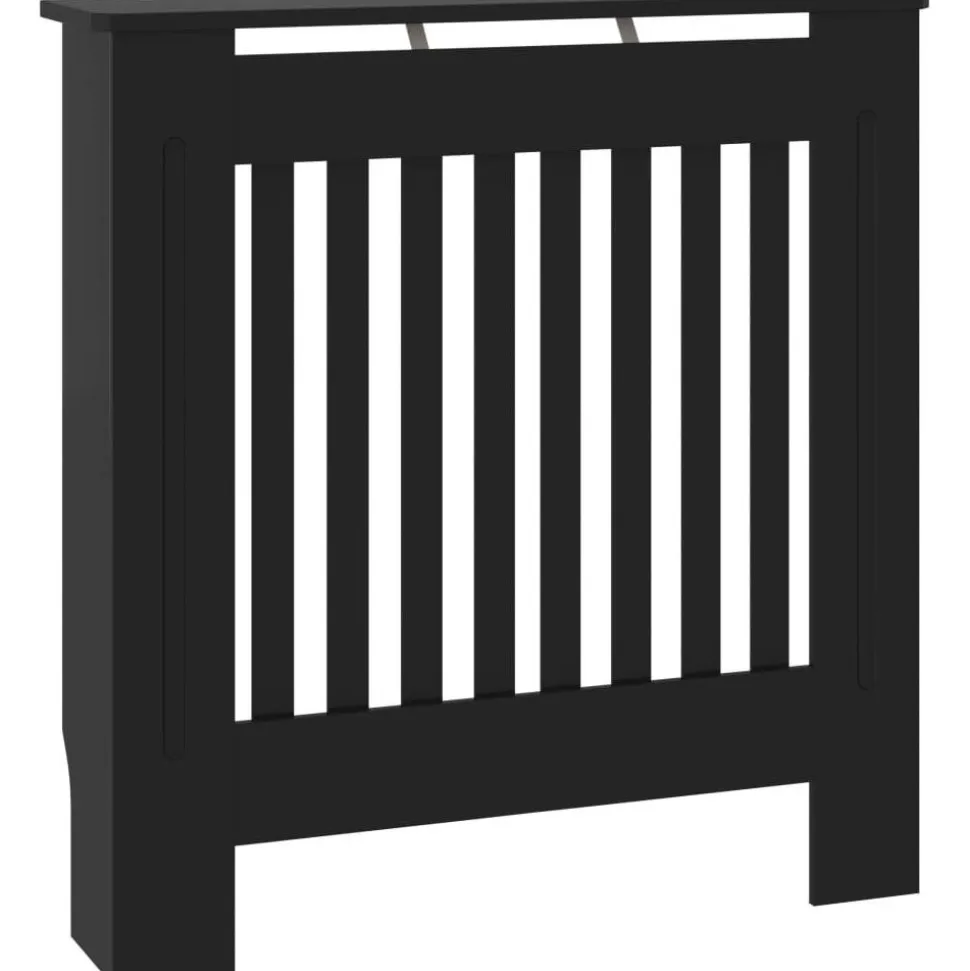 Mdf lämpöpatterin suoja musta 78cm