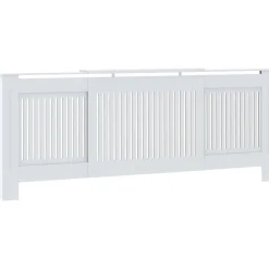 Mdf lämpöpatterin suoja valkoinen 205cm
