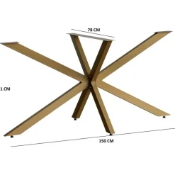 Metalliset pöydänjalat Linento Furniture Ahtapot, eri värejä