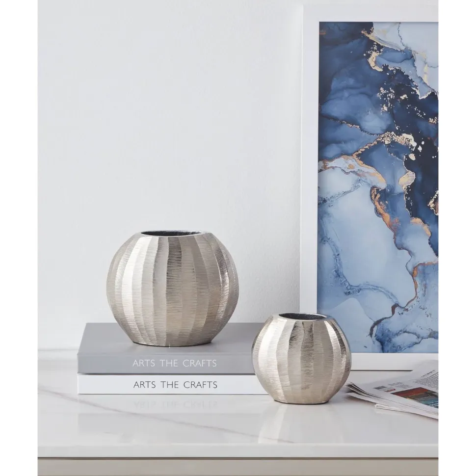 Metallivaasi Eglo Living Abucay, 9.5cm, nikkeli