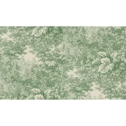 Metsätapetti Sandberg Forest Toile vihreä, mittatilaus, non-woven