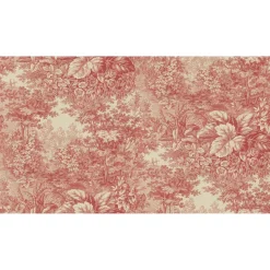 Metsätapetti Sandberg Forest Toile punainen, mittatilaus, non-woven