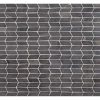 Mosaiikkilaatta Qualitystone Shevron Mini Grey, 25x60mm