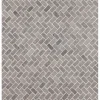 Mosaiikkilaatta Qualitystone Herringbone Light Grey Mini, 20x40mm