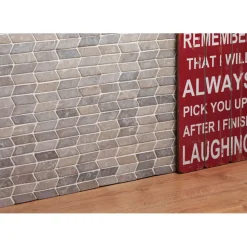 Mosaiikkilaatta Qualitystone Shevron Mini Light Grey, 25x60mm