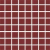 Mosaiikkilaatta Pukkila Color Burgundy, himmeä, sileä, 22x22mm