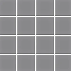Mosaiikkilaatta Pukkila Color Lead Grey, himmeä, sileä, 47x47mm