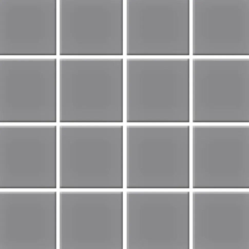 Mosaiikkilaatta Pukkila Color Lead Grey, himmeä, sileä, 47x47mm