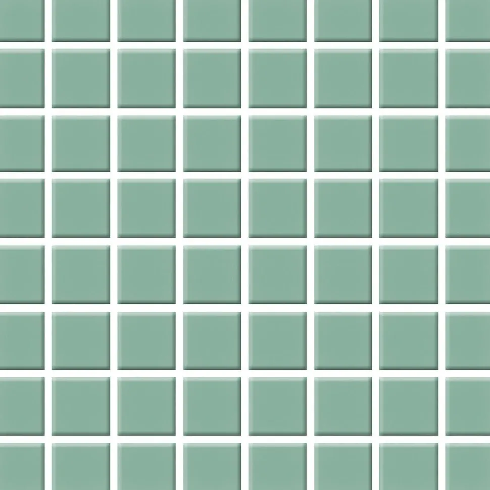 Mosaiikkilaatta Pukkila Color Sea Green, himmeä, sileä, 22x22mm
