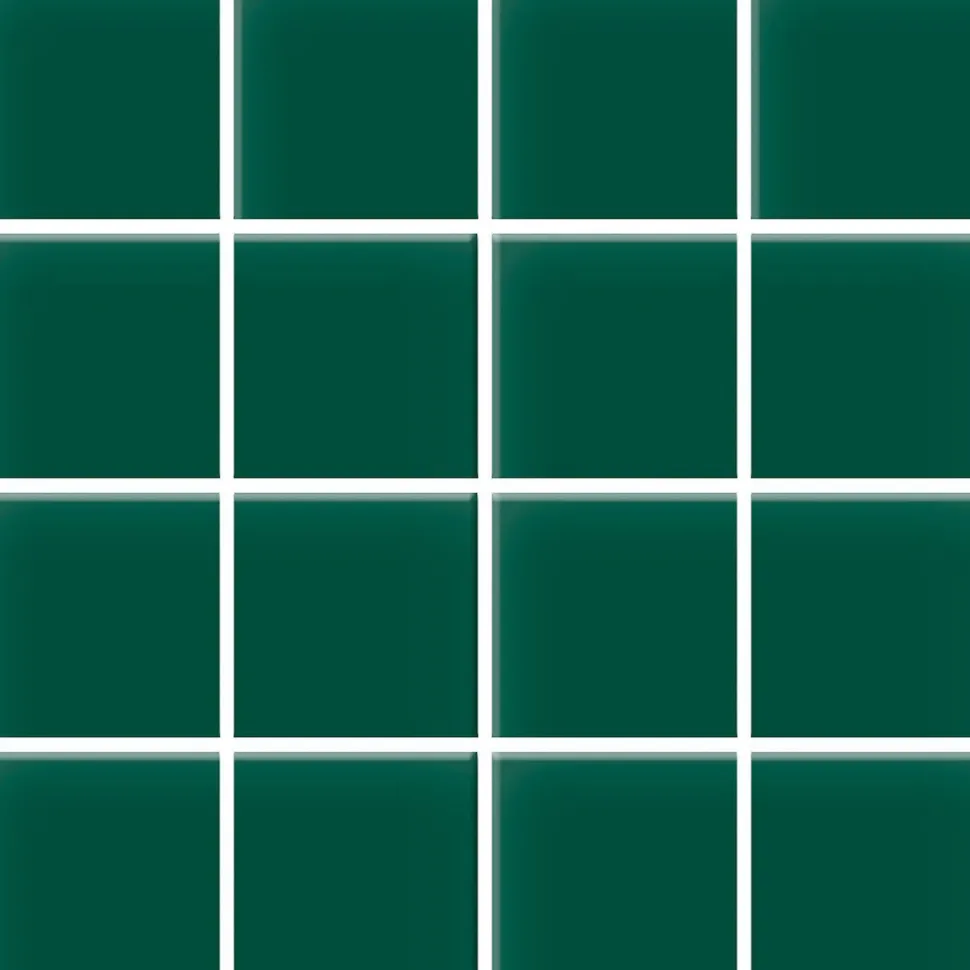 Mosaiikkilaatta Pukkila Color Victorian Green, himmeä, sileä, 47x47mm