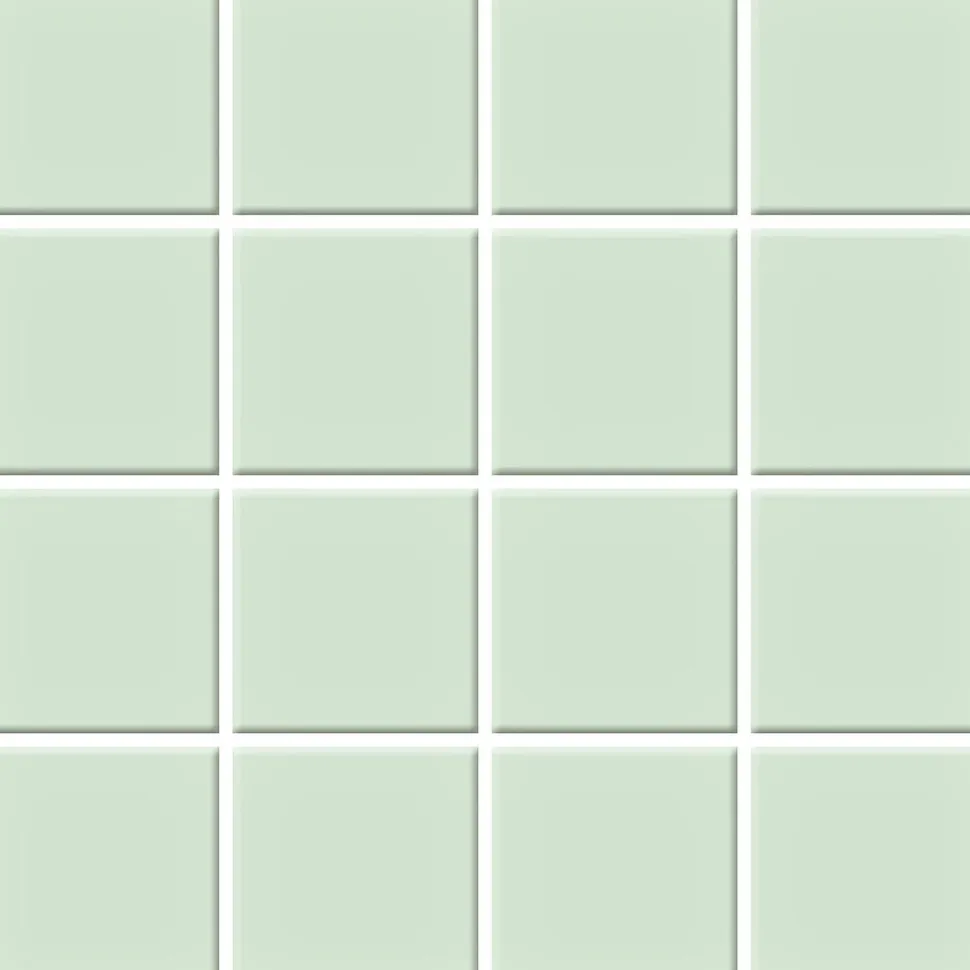 Mosaiikkilaatta Pukkila Color Water Green, himmeä, sileä, 47x47mm