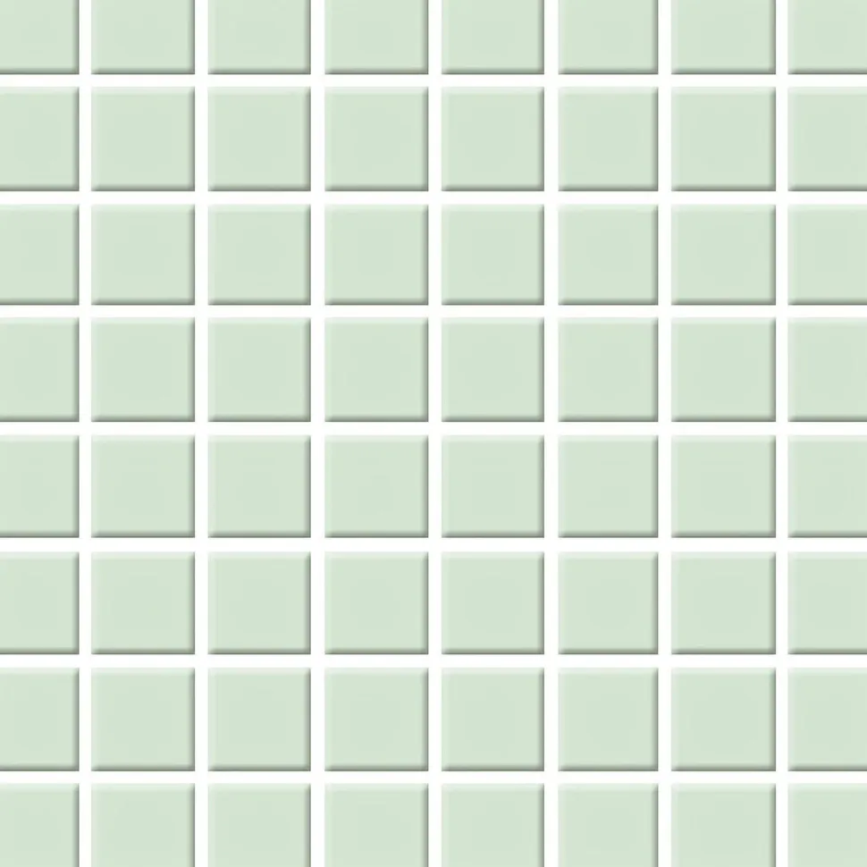 Mosaiikkilaatta Pukkila Color Water Green, himmeä, sileä, 22x22mm