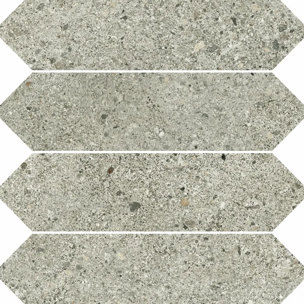 Mosaiikkilaatta Pukkila Deep Ash Losanghe himmeä sileä 30x7.5mm
