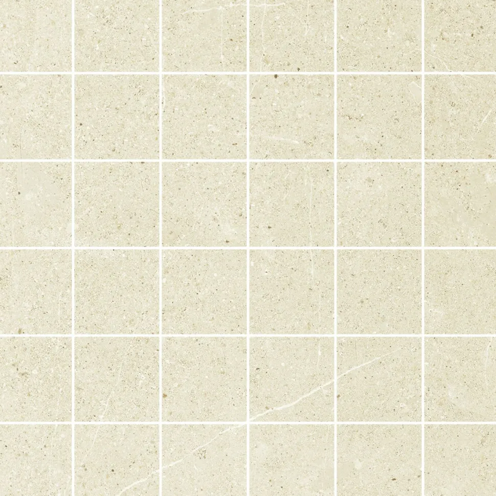 Mosaiikkilaatta Pukkila Ease Sand matta sileä 5x5 cm