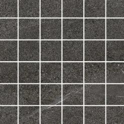Mosaiikkilaatta Pukkila Landstone Anthracite himmeä sileä 48x48 mm