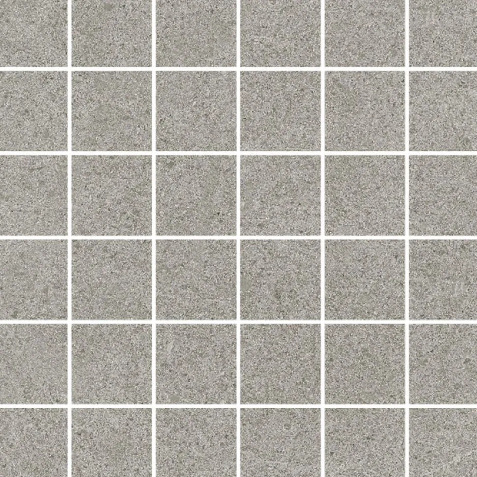Mosaiikkilaatta Pukkila Landstone Grey himmeä sileä 48x48 mm