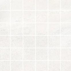 Mosaiikkilaatta Pukkila Landstone White himmeä sileä 48x48 mm