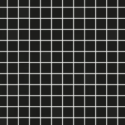 Mosaiikkilaatta Pukkila Mosaico Porcelanico Black himmeä sileä 25x25 mm