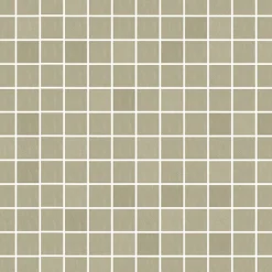 Mosaiikkilaatta Pukkila Mosaico Porcelanico Grey-Green himmeä sileä 25x25 mm