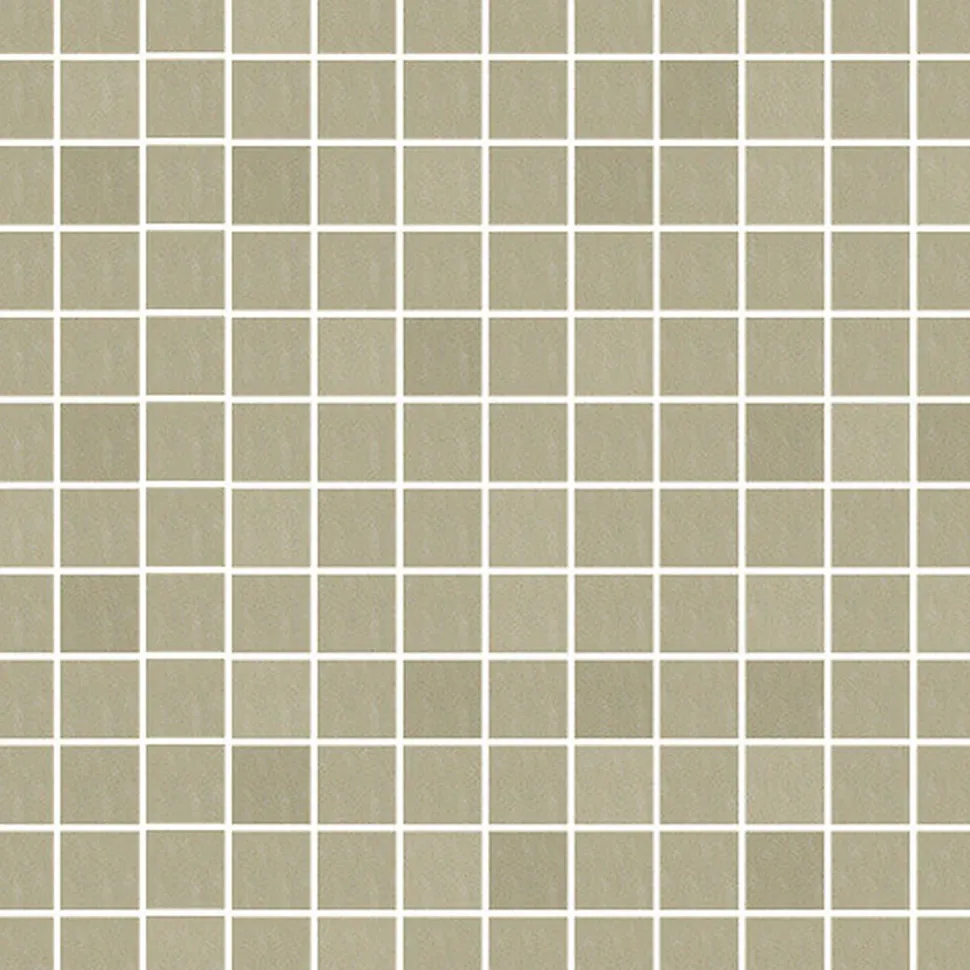 Mosaiikkilaatta Pukkila Mosaico Porcelanico Grey-Green himmeä sileä 25x25 mm