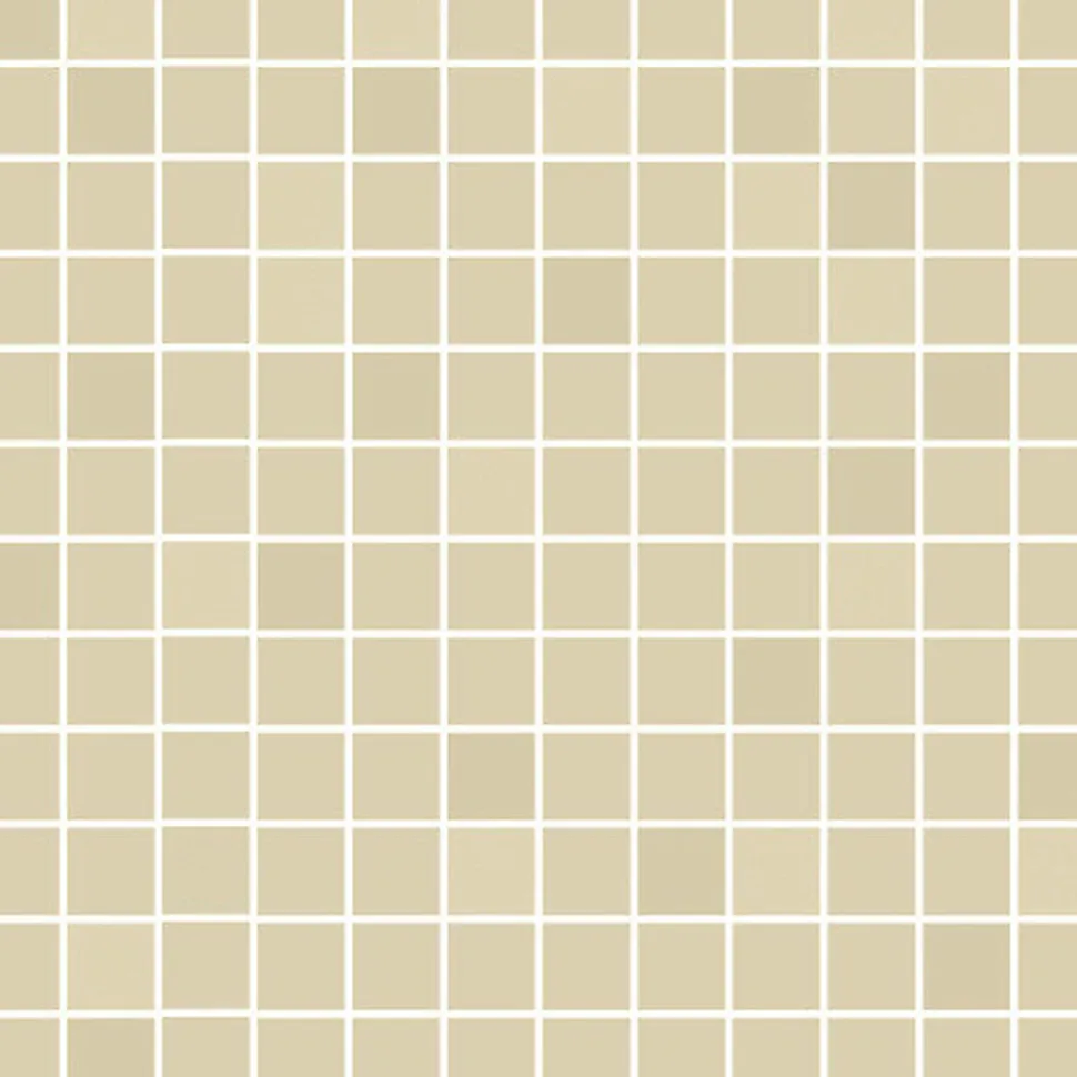 Mosaiikkilaatta Pukkila Mosaico Porcelanico Pearl himmeä sileä 25x25 mm