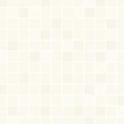 Mosaiikkilaatta Pukkila Mosaico Porcelanico Porcelaine White himmeä sileä 25x25 mm