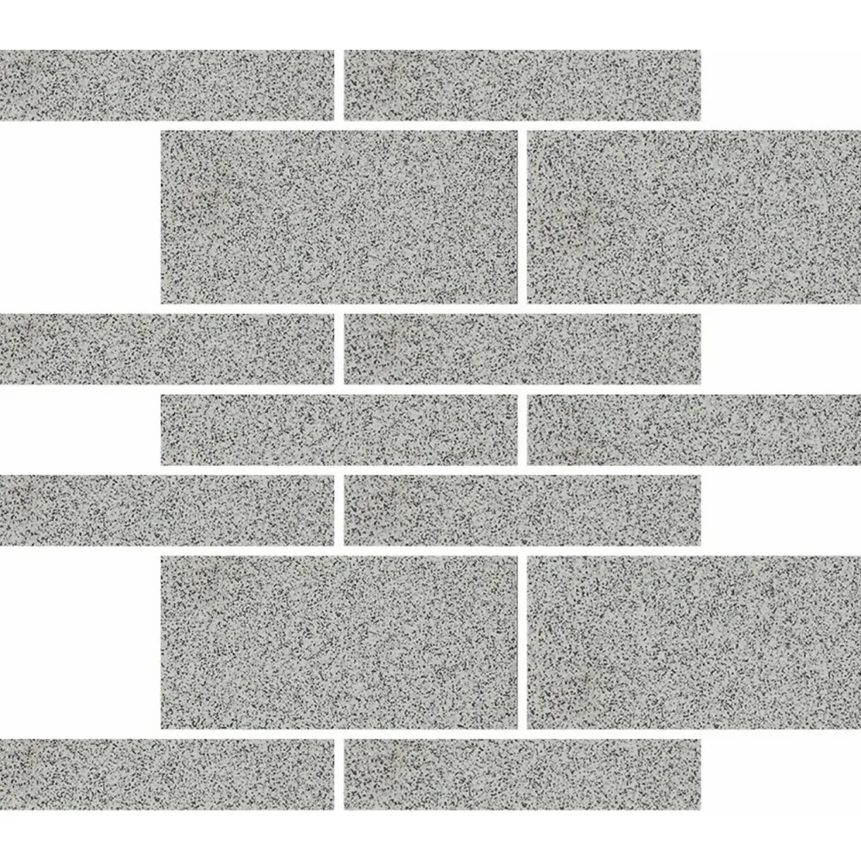 Mosaiikkilaatta Pukkila Natura Victoria OSLO, matta, tasapintainen, 7.1x14.6cm, lasikuituverkolla, Granite Blue