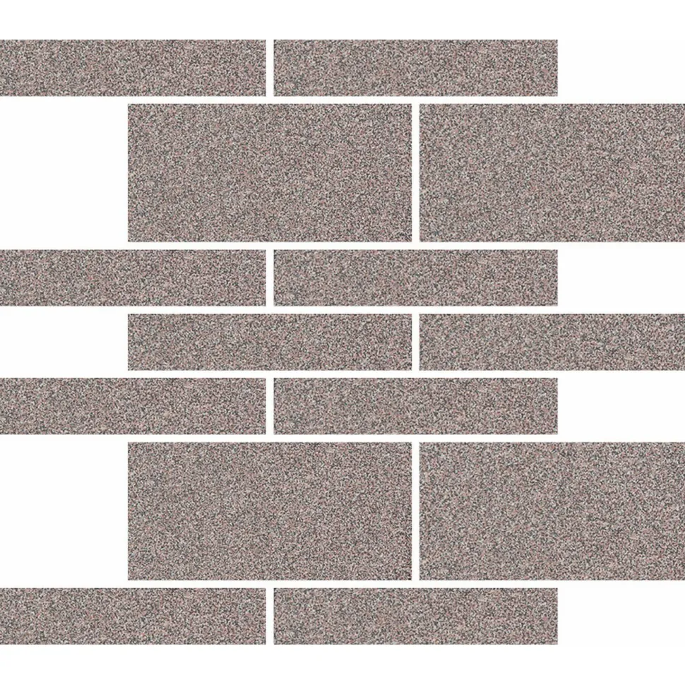 Mosaiikkilaatta Pukkila Natura Victoria OSLO, matta, tasapintainen, 7.1x14.6cm, lasikuituverkolla, Granite Blue