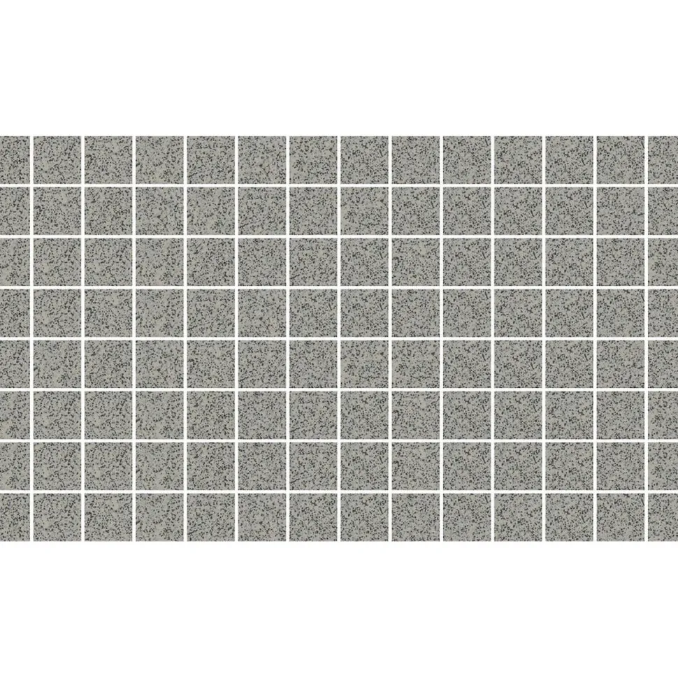 Mosaiikkilaatta Pukkila Natura Victoria V-GRANADA, matta, tasapintainen, 2.9x2.9cm, lasikuituverkolla, tummanharmaa