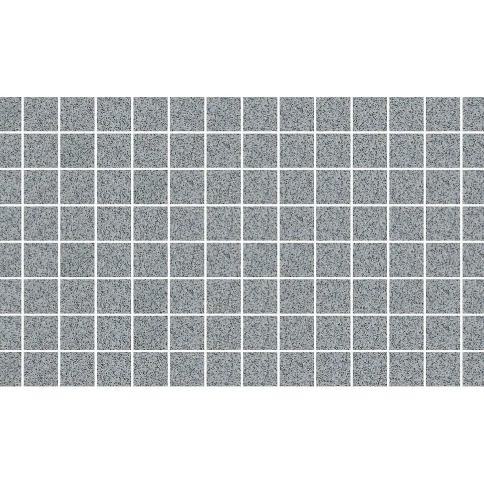 Mosaiikkilaatta Pukkila Natura Victoria V-GRANADA, matta, tasapintainen, 2.9x2.9cm, lasikuituverkolla, tummanharmaa