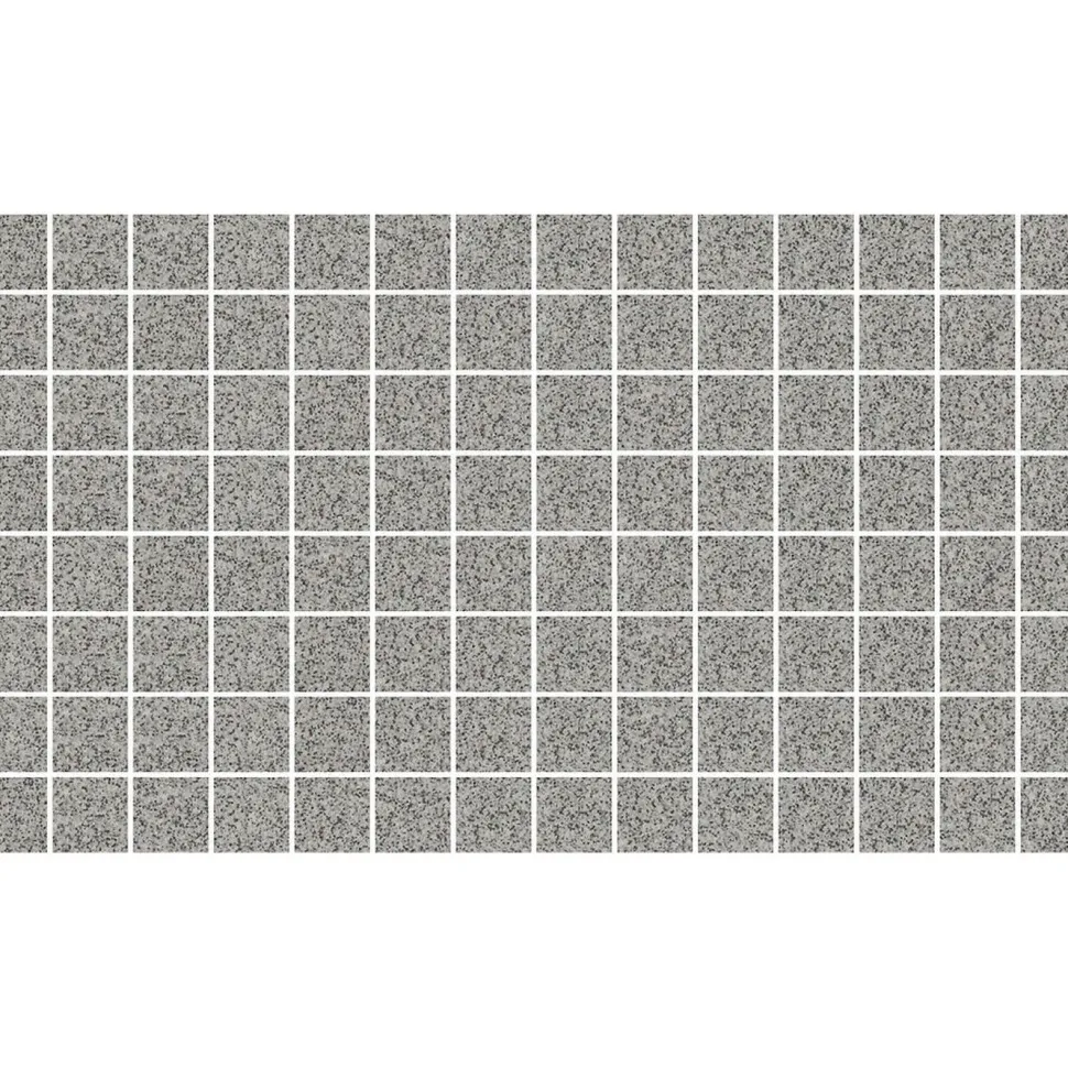 Mosaiikkilaatta Pukkila Natura Victoria V-GRANADA, matta, tasapintainen, 2.9x2.9cm, lasikuituverkolla, tummanharmaa