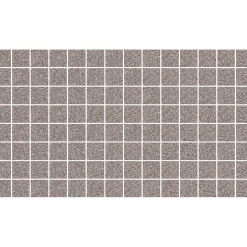 Mosaiikkilaatta Pukkila Natura Victoria V-GRANADA, matta, tasapintainen, 2.9x2.9cm, lasikuituverkolla, tummanharmaa