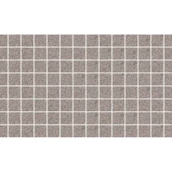 Mosaiikkilaatta Pukkila Natura Victoria V-GRANADA, matta, tasapintainen, 2.9x2.9cm, lasikuituverkolla, tummanharmaa
