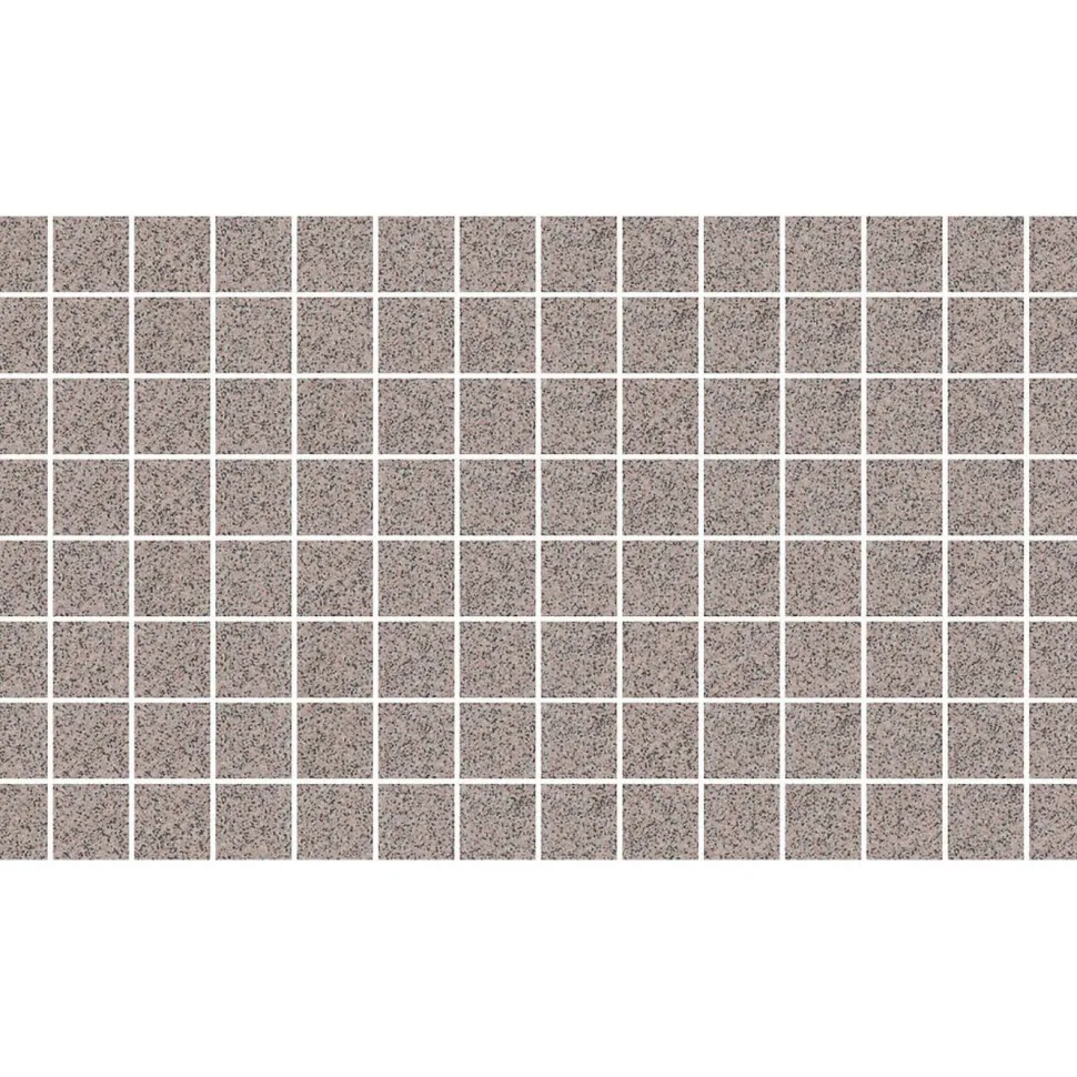 Mosaiikkilaatta Pukkila Natura Victoria V-GRANADA, matta, tasapintainen, 2.9x2.9cm, lasikuituverkolla, tummanharmaa