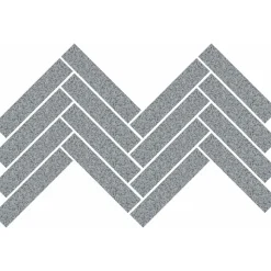 Mosaiikkilaatta Pukkila Natura Victoria V-MALMO, matta, tasapintainen, 2.9x14.6cm, lasikuituverkolla, grafiitinharmaa