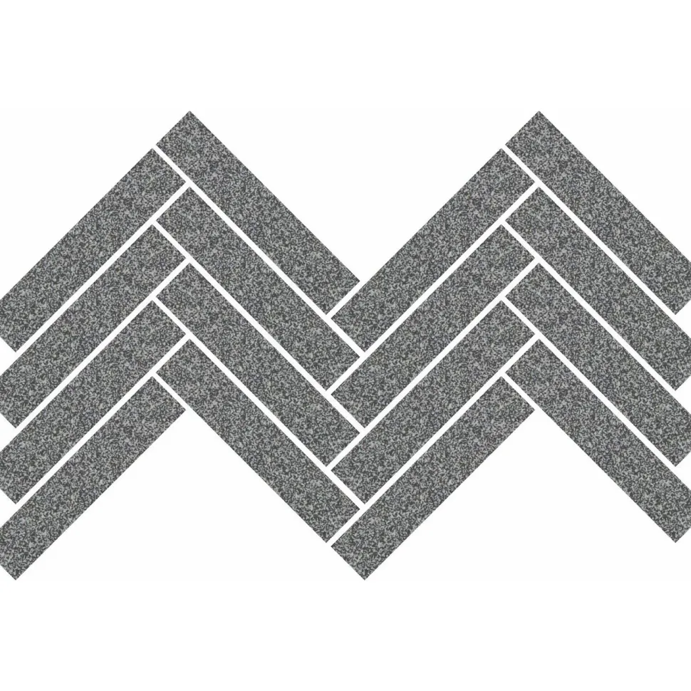 Mosaiikkilaatta Pukkila Natura Victoria V-MALMO, matta, tasapintainen, 2.9x14.6cm, lasikuituverkolla, grafiitinharmaa