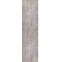Märkätilalevy Berry Alloc Wall&Water Cement Satin 600 x 600 mm:n kuviolla