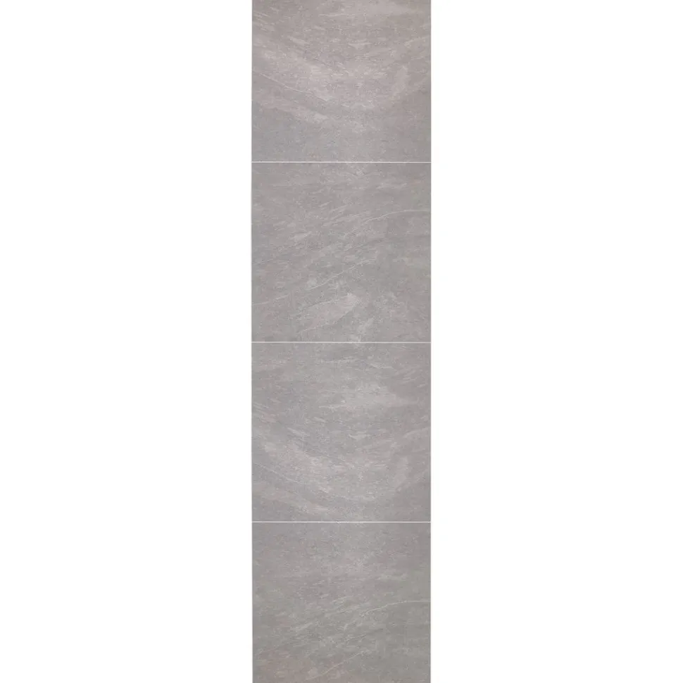 Märkätilalevy Berry Alloc Wall&Water Liuskekivi Natural Rustic Stone 600 x 600 mm:n kuviolla