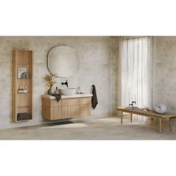 Märkätilan muovimatto Tarkett Aquarelle Raw Concrete Grey, leveys 2m