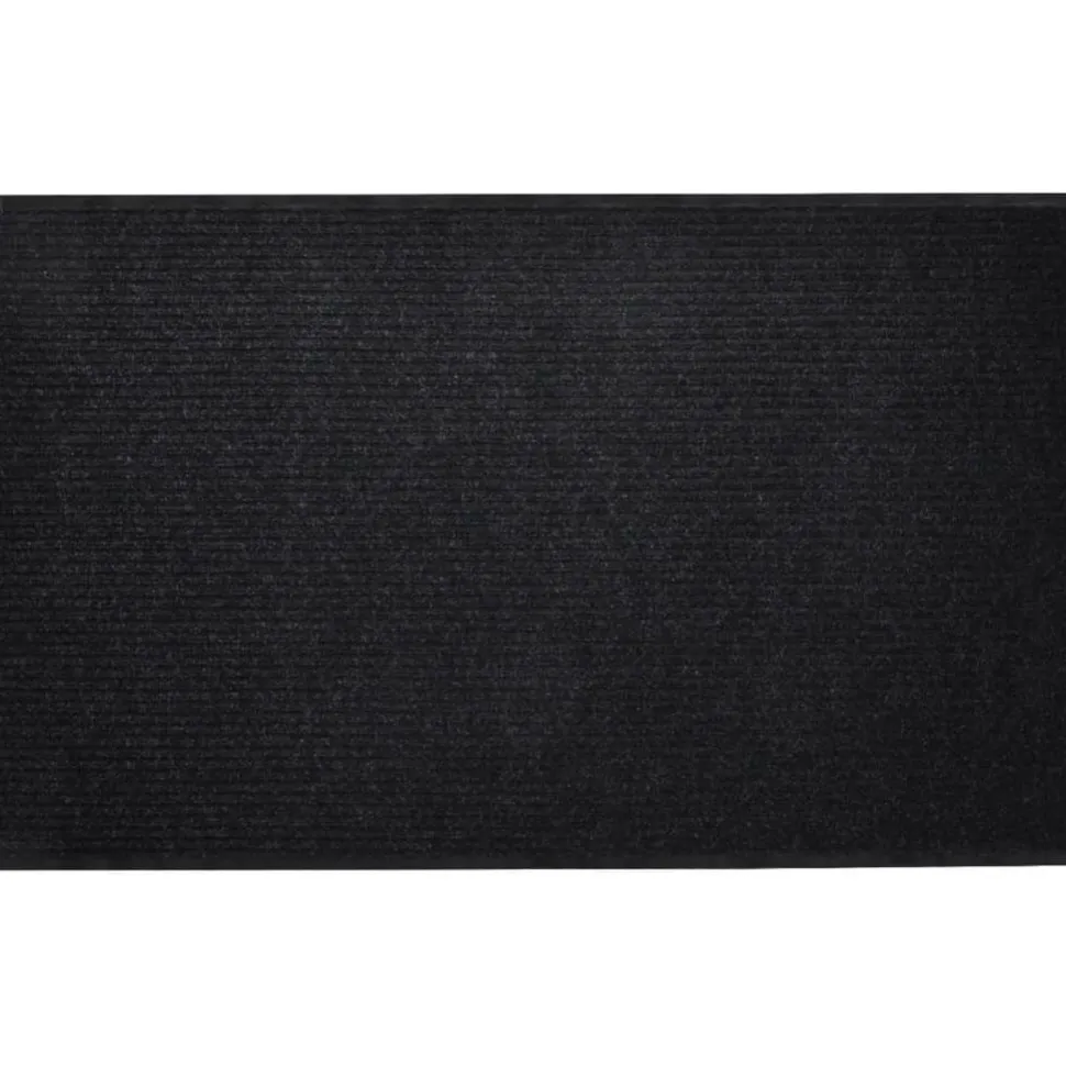 Musta pvc ovimatto 90 x 150 cm