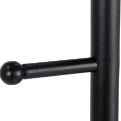 Naulakko Home4You ASPEN Ø32,3xK170 cm, musta