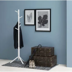 Naulakko Home4You BREMEN K176 cm, valkoinen