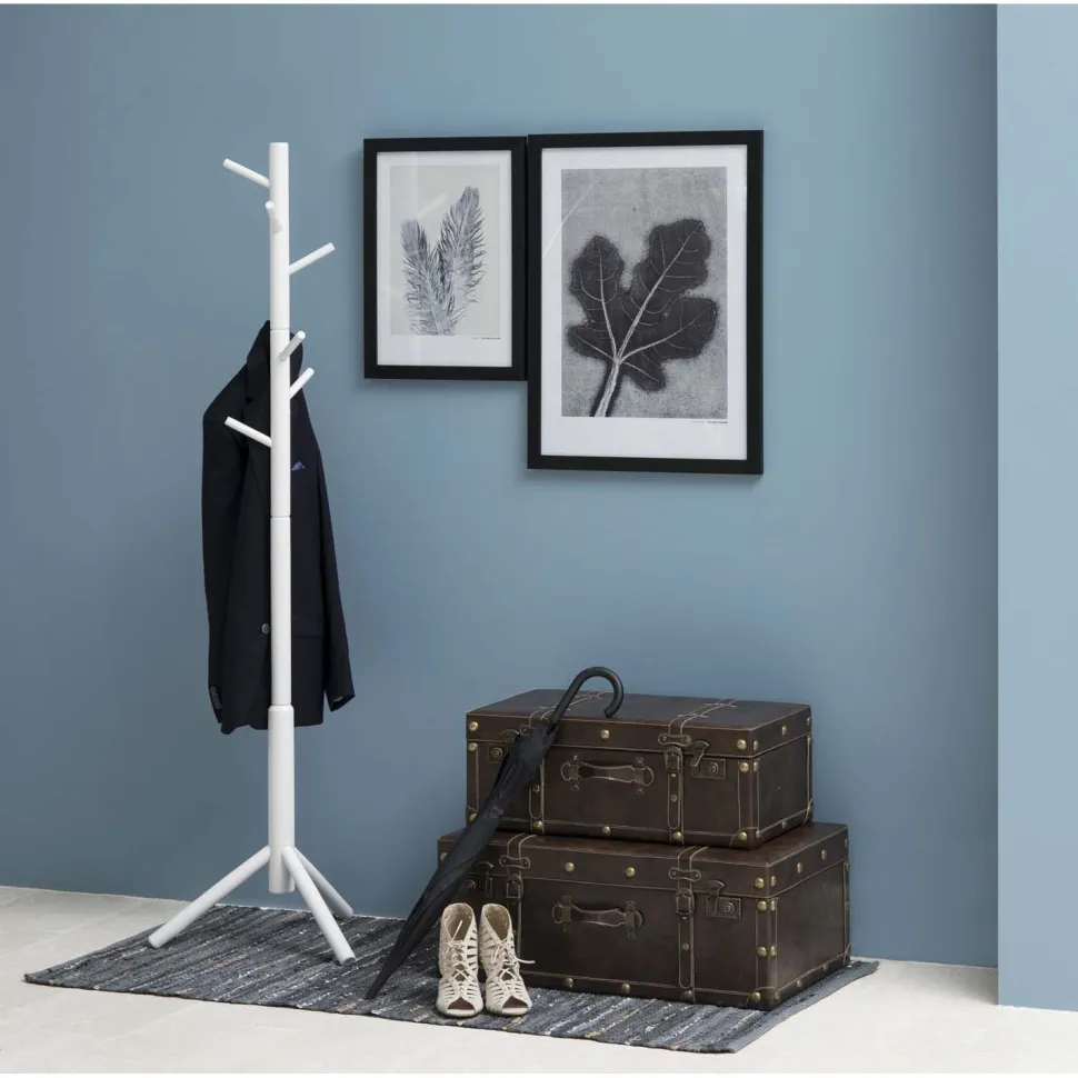 Naulakko Home4You BREMEN K176 cm, valkoinen