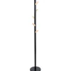 Naulakko Home4You FOREST Ø28xK177 cm, musta/luonnonvärinen